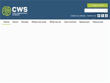 Tablet Screenshot of cws.org.nz